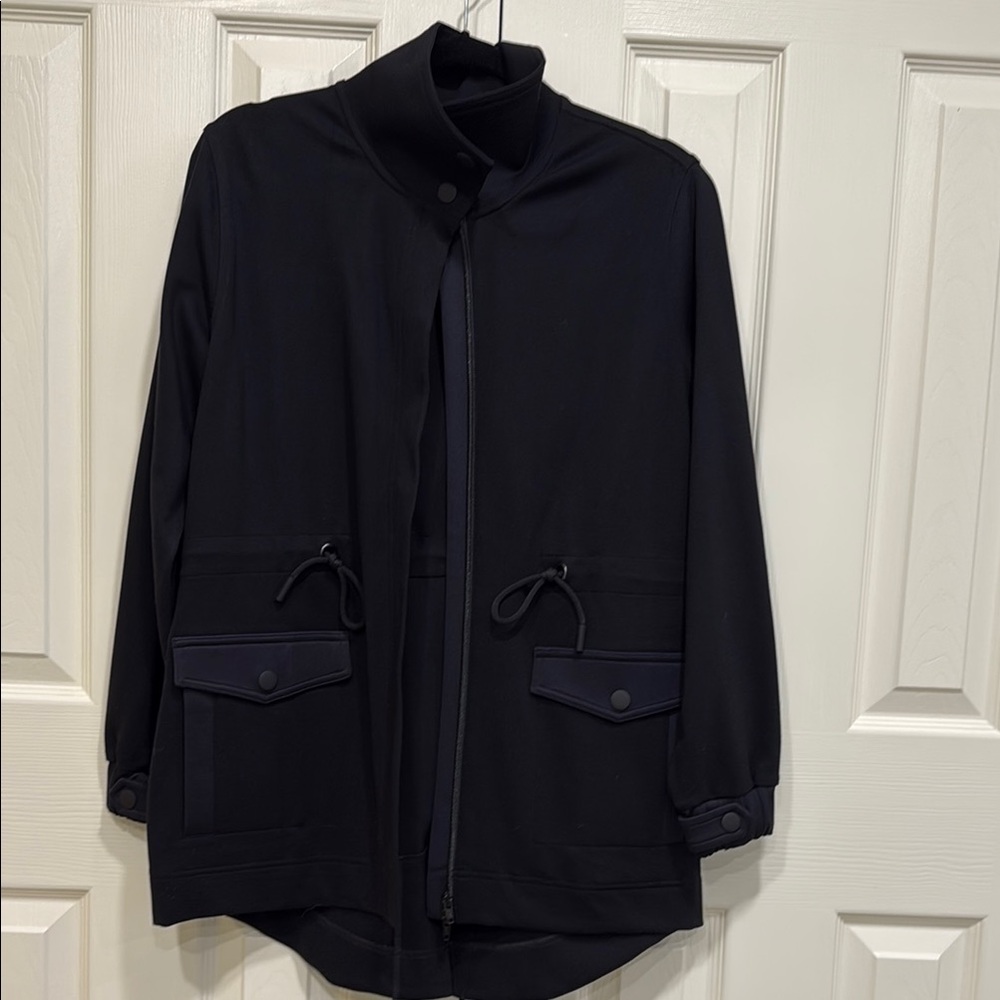 CAbi Black Snap-Front Jacket